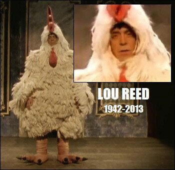 lou reed in bird suit