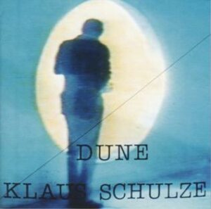 Dune album cover; Schulze is the figure with a background inspired by the movie Solaris